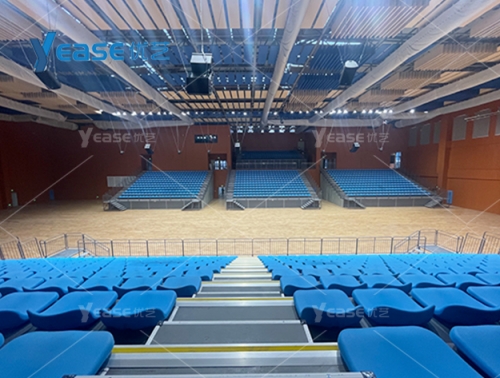 湖南省第十四屆省運(yùn)會(huì)乒乓球賽場（岳陽第十四中學(xué)體育館）